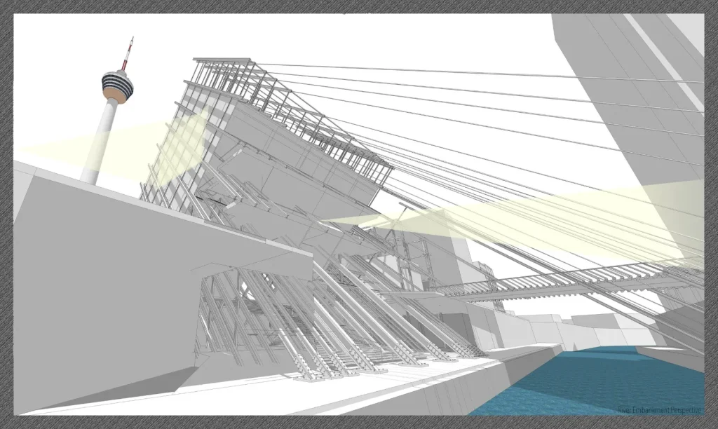 River Embankment Perspective